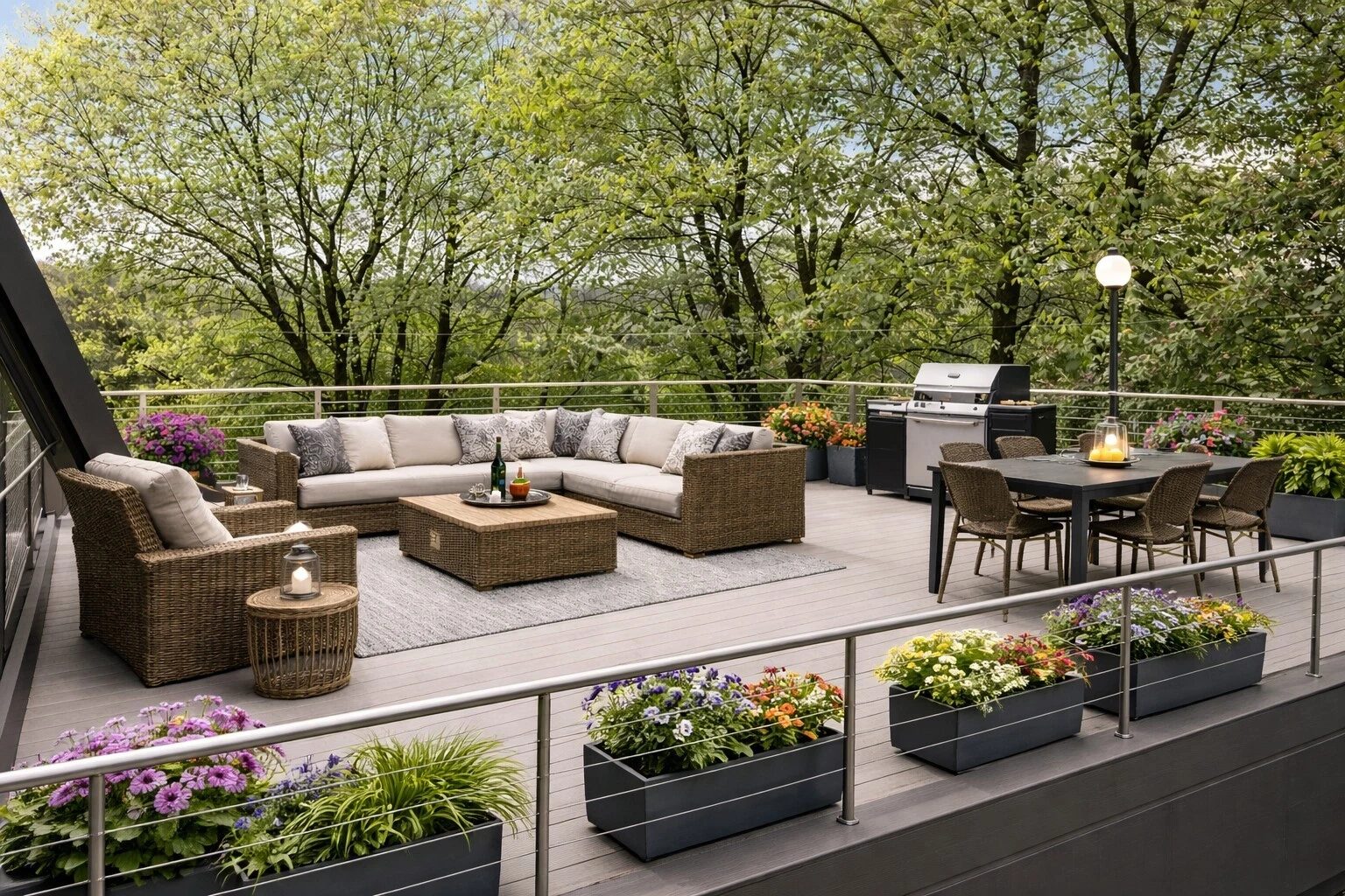 Rooftop terrace